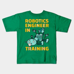 Robotic enginner in the making Kids T-Shirt